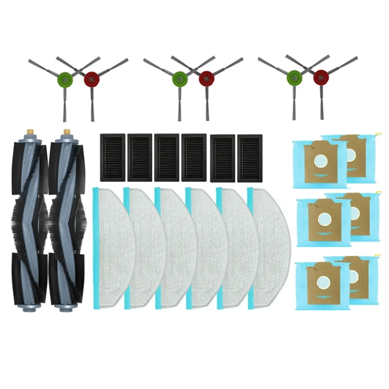 Pièces stables pour aspirateur Robot Yeedi Cube/Yeedi CC, brosse latérale principale, filtre Hepa, sac à poussière en tissu pour vadrouille
