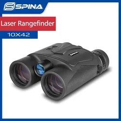 SPINA 10 x42 telemetro Laser 1200 metri che vanno binocolo telescopio caccia tattica misurazione della distanza esterna impermeabile