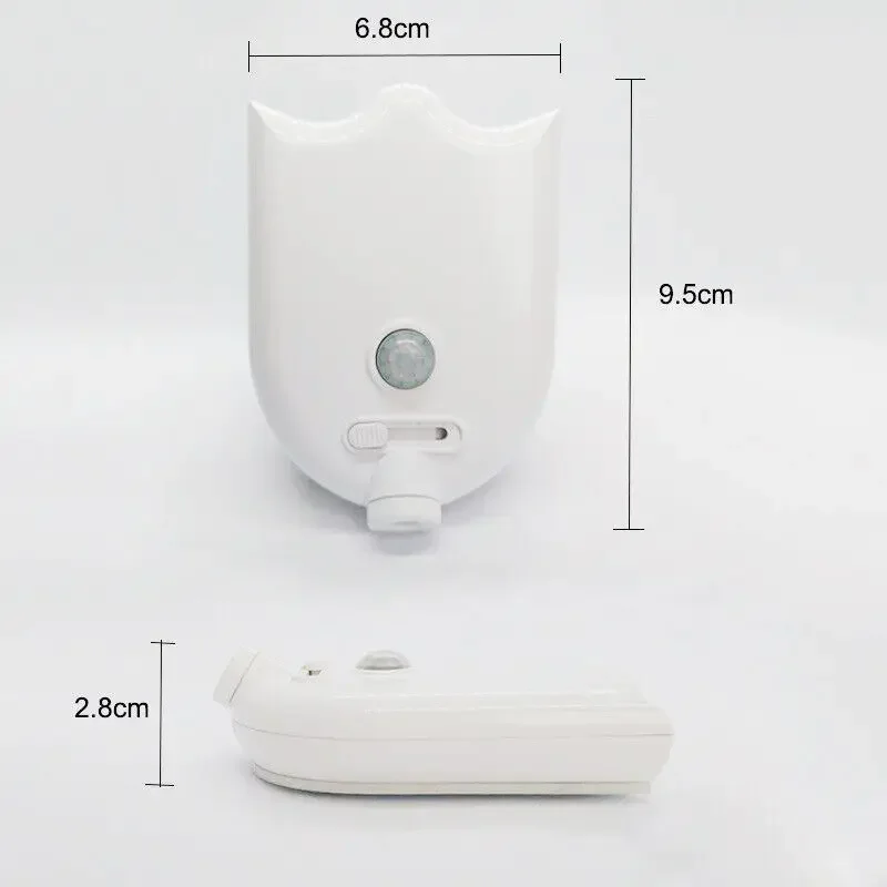 Motion Sensor LED Backlight Toilet Projection Lamp Creative Toilet Mini Night Lamp Toilet Bowl Seat Sensor Lighting Lamp