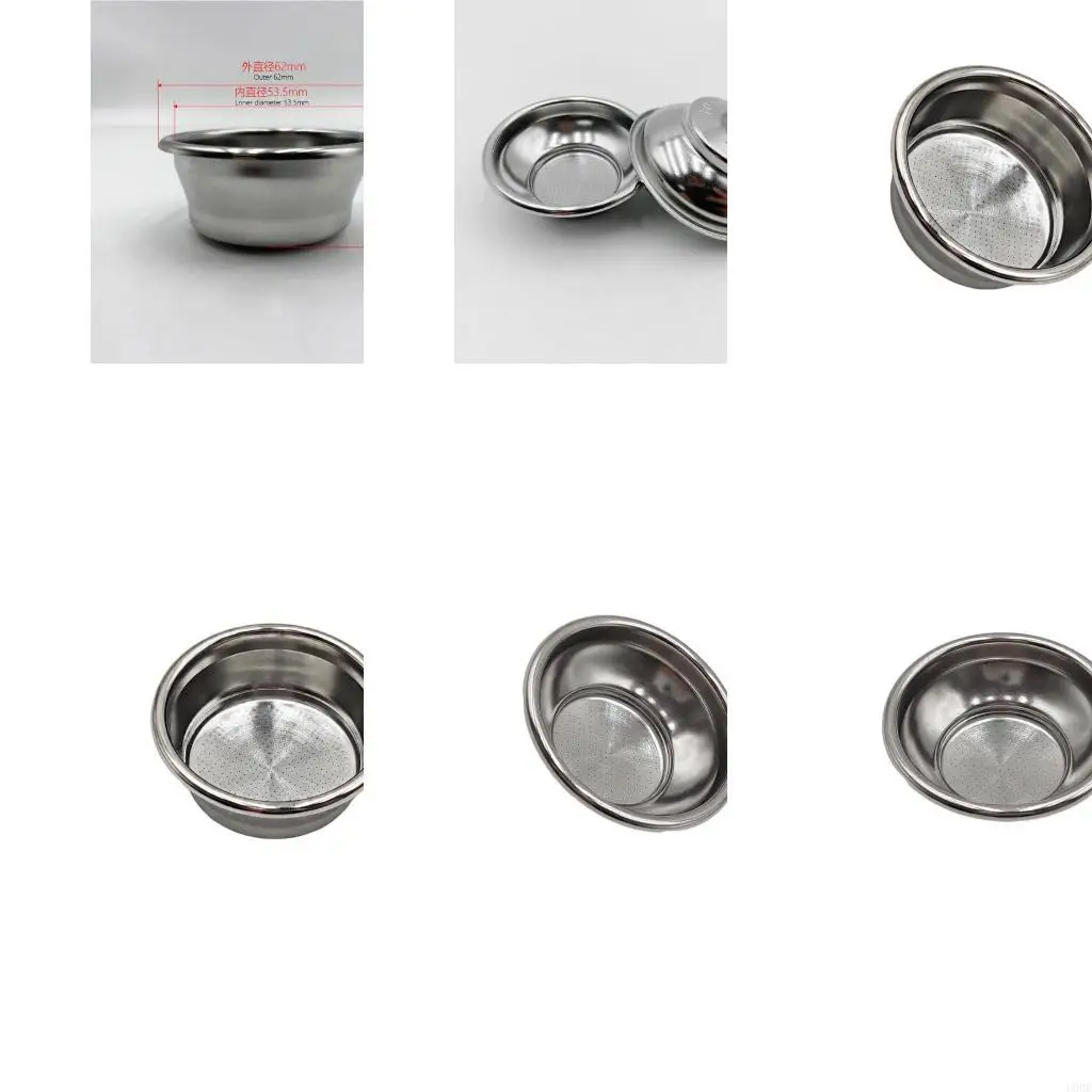 Espresso Enthusiasts Present 54mm Stainless Steel Coffee Filter Convenient Double Layer Cup Espresso Machine Part