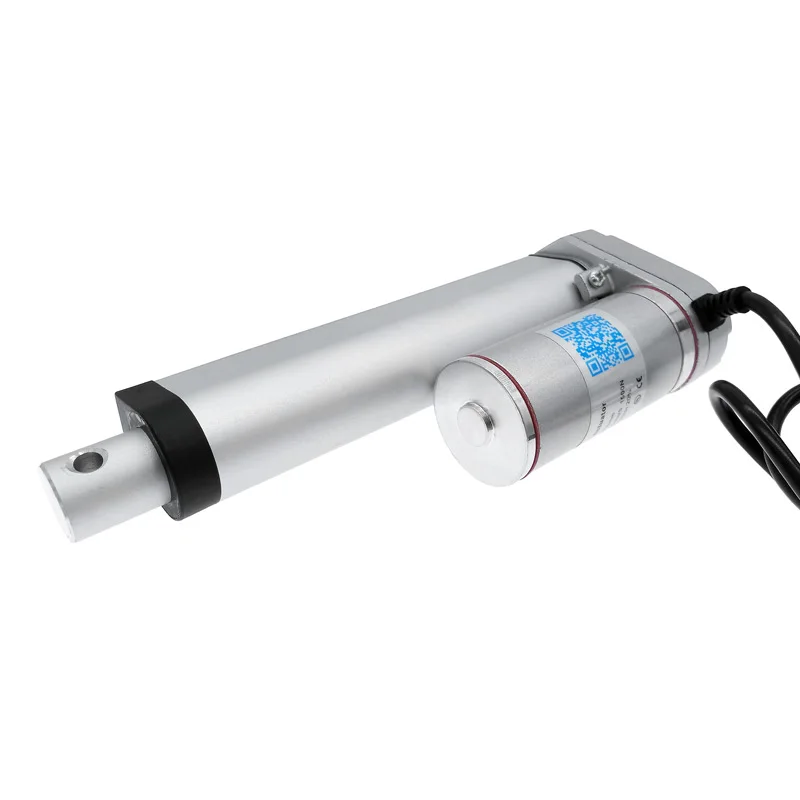 電動リニアアクチュエータ100ミリメートルストロークリニアモータコントローラdc 12v 24v 100/300/500/700/1000/1200/1500N