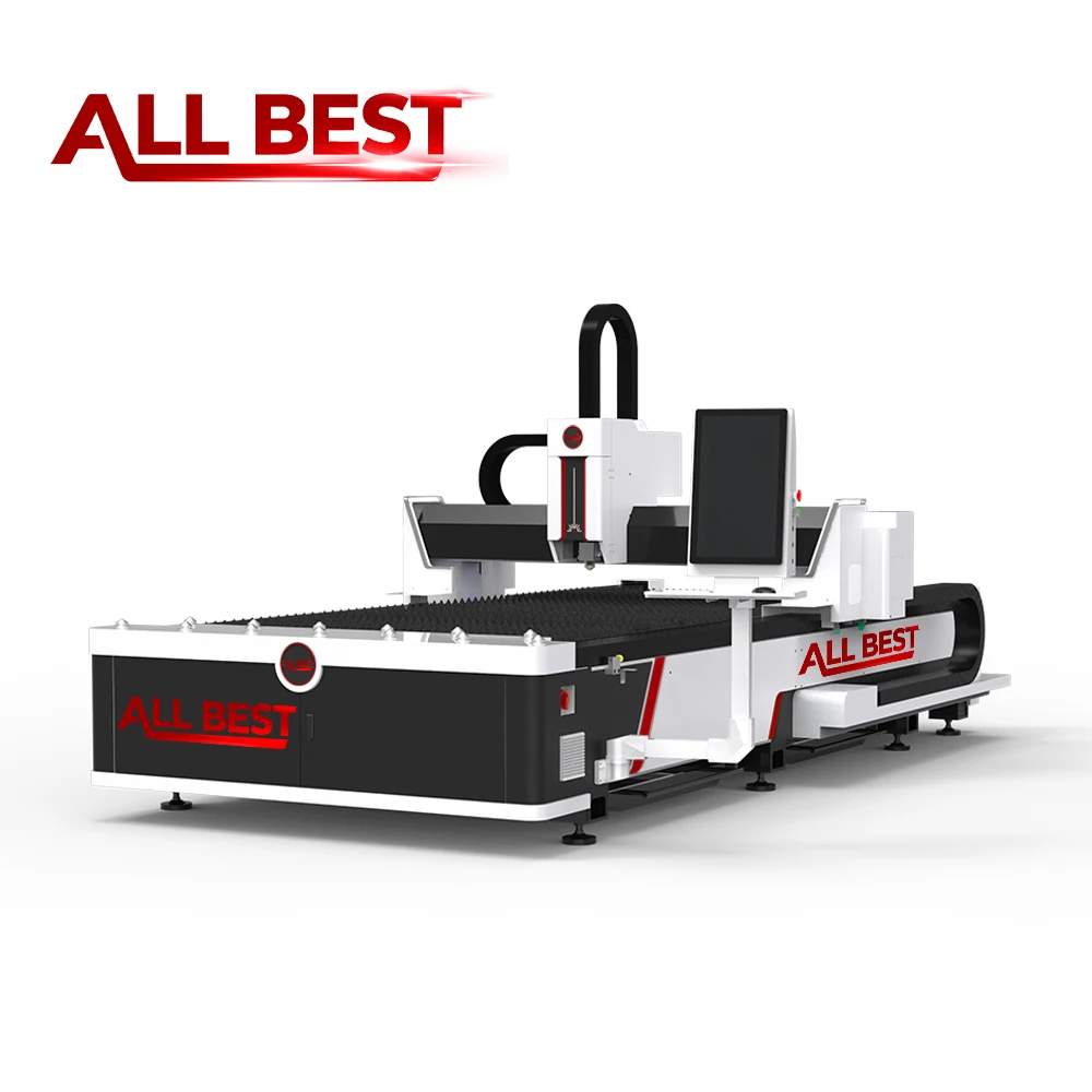 

All Best Laser Single Table Open Type 3015 Fiber Laser Cutting Machine 1.5kw 3kw 6kw for Metal Plate Cutting