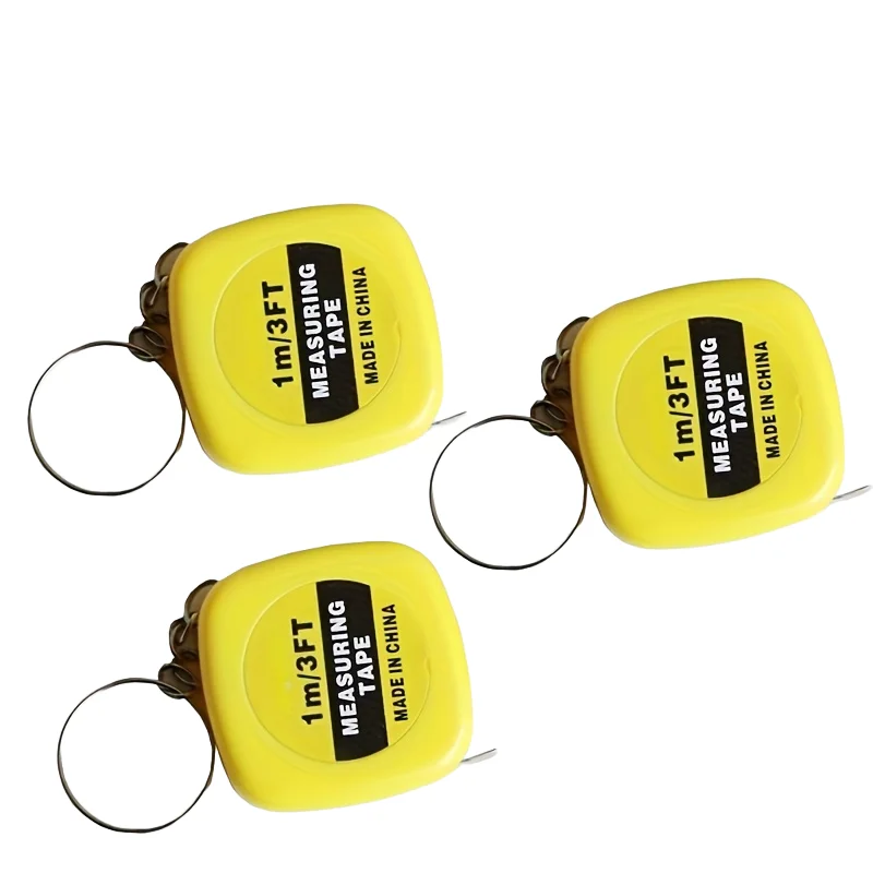 1/3 ruban à mesurer cadeau 1M petit ruban à mesurer en acier 1m règle de mesure ruban en acier inoxydable porte-clés règle portable