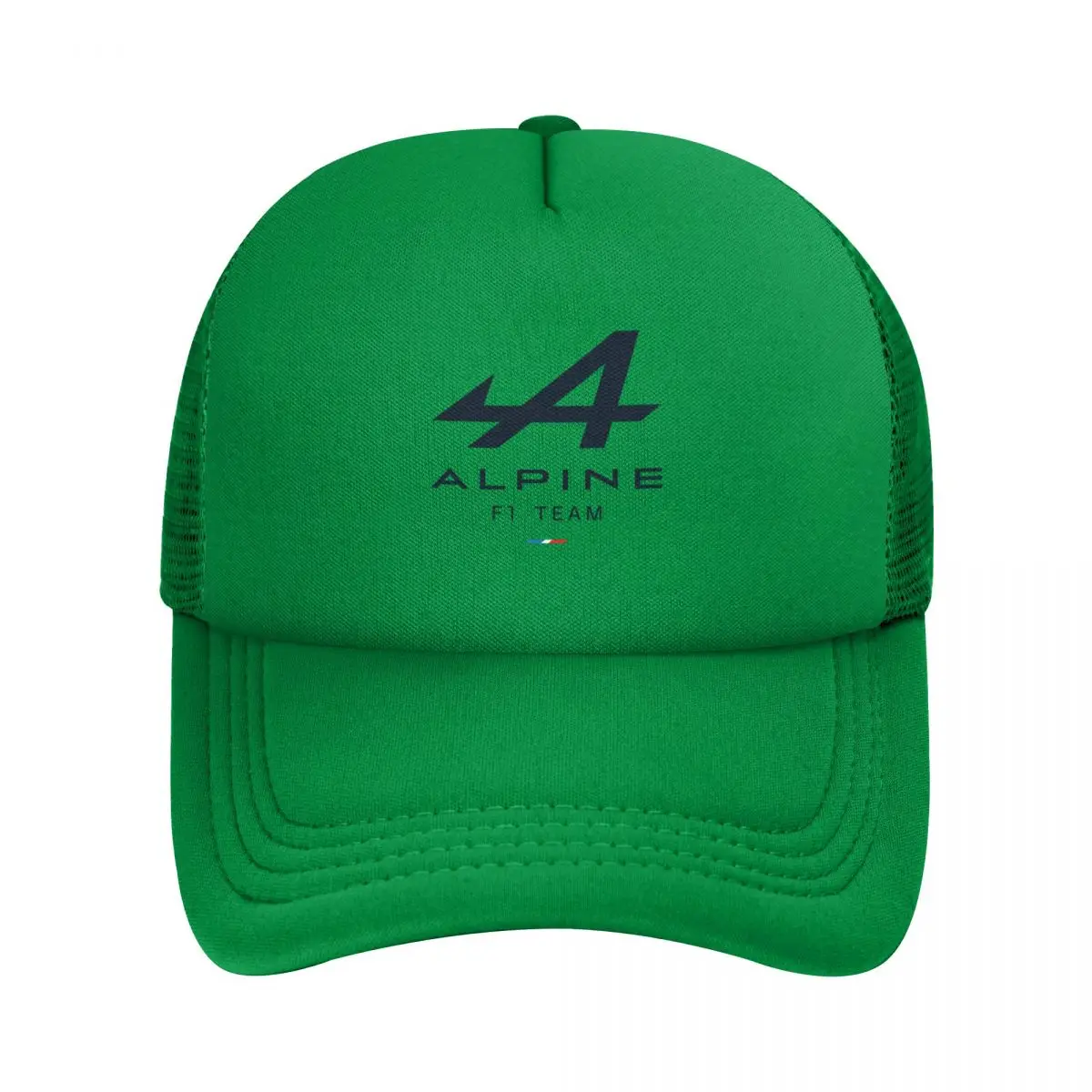 Alpine-F1-Team-Logo Baseball Caps Unisex Snapback Hat Breathable Mesh Sun Gorras Bone