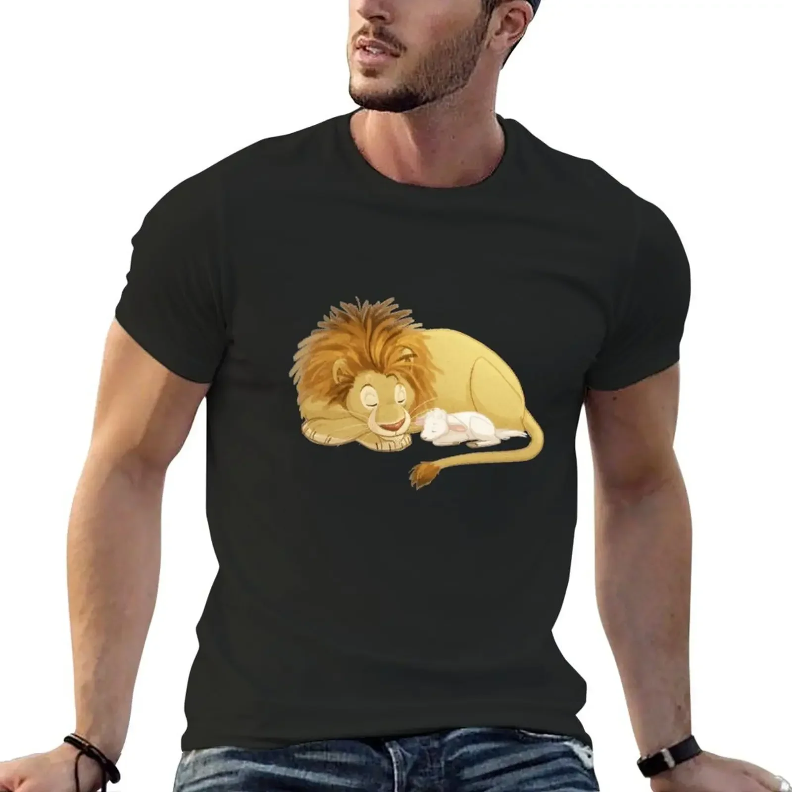 Lion and Lamb T-Shirt new edition oversizeds men tshirt