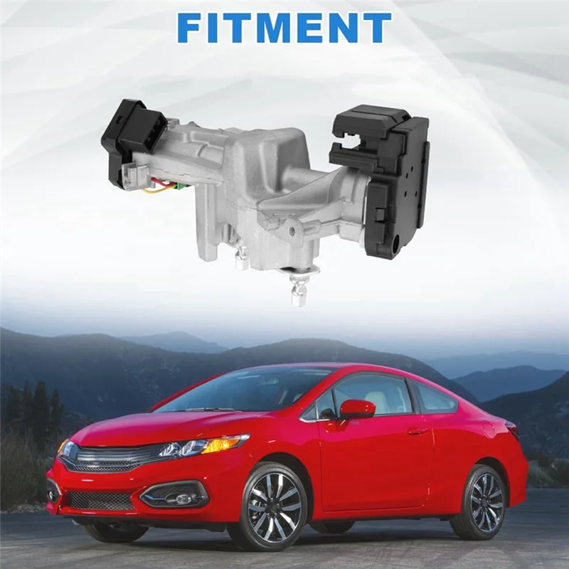 

Portable High Quality Ignition Switch Lock Cylinder Switch Assembly With 2 Key Shells 06351-T6P-H01 For Honda CIVIC 2014-2015