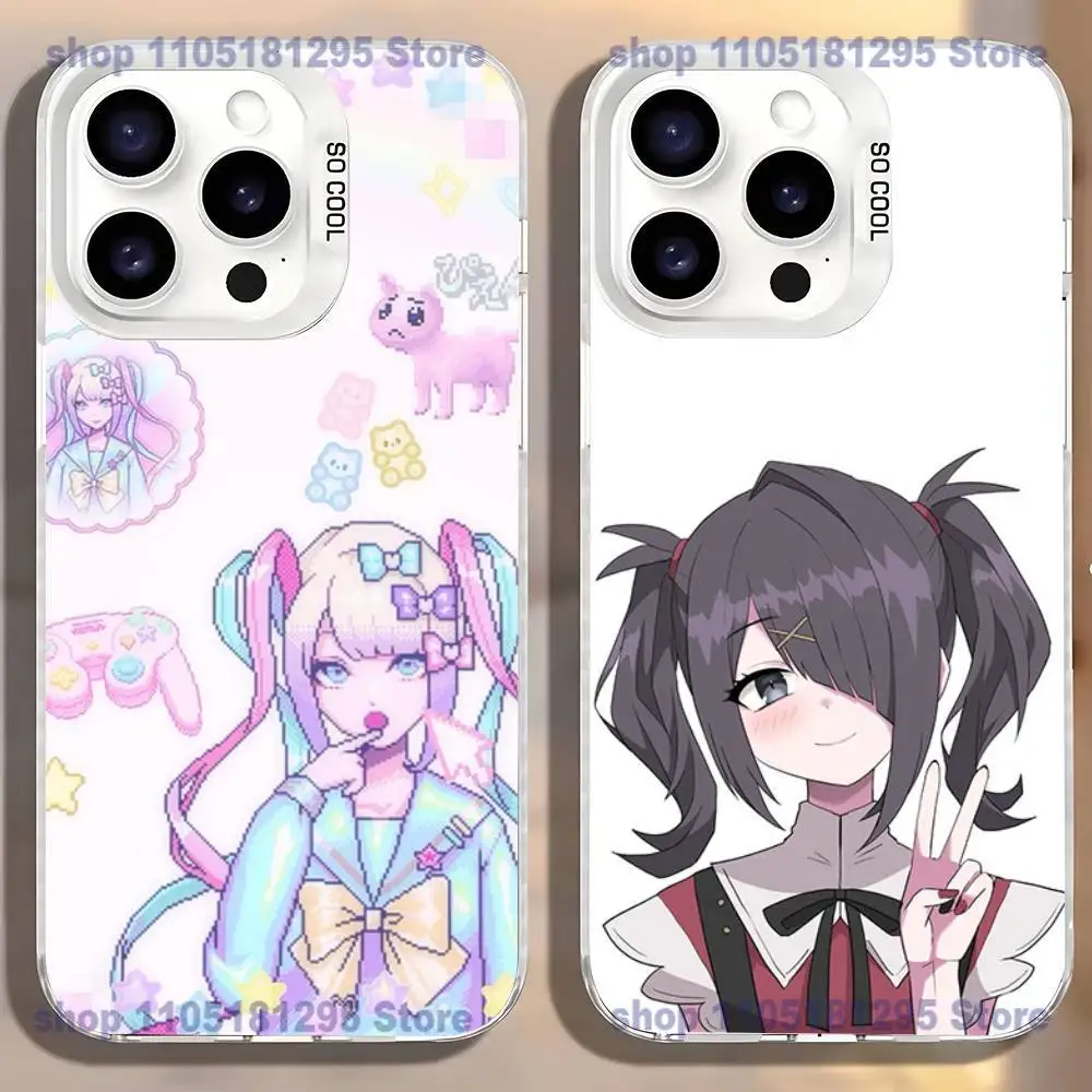 

Needy Girl Overdose Game Phone Case For iPhone17,16,15,14,13,12,11,Mini,Pro,SE,MAX,plus,White Matte Shockproof Cover