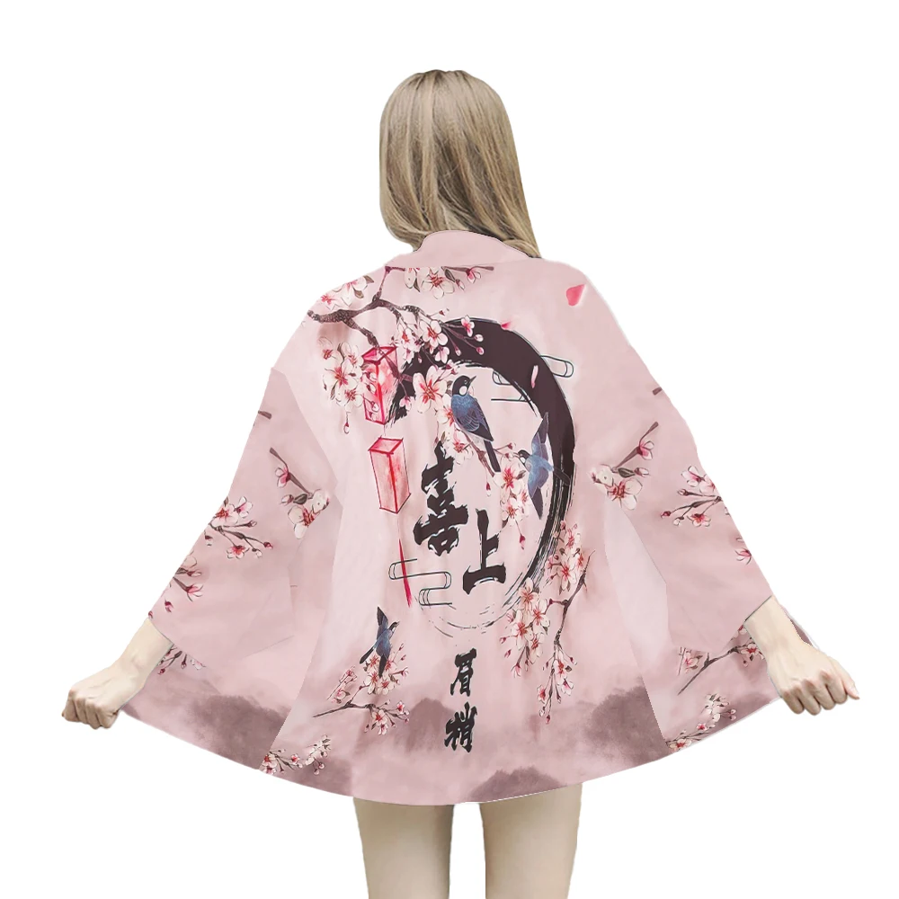 سترة كيمونو يابانية تقليدية عصرية ثلاثية الأبعاد مطبوعة سترة يوكاتا هاوري للرجال على الطراز الياباني ملابس جزر آسيا والمحيط الهادئ