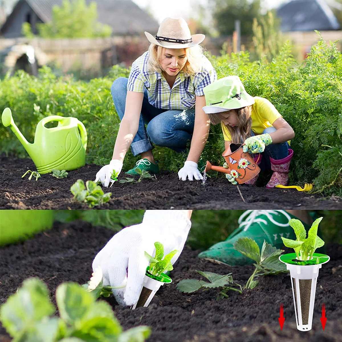 Seed Pod Kit Reusable Hydroponic Pods Kit Indoor Plant Pod Kit with Lightproof Stickers Plant Baskets Clear Garden Accessories