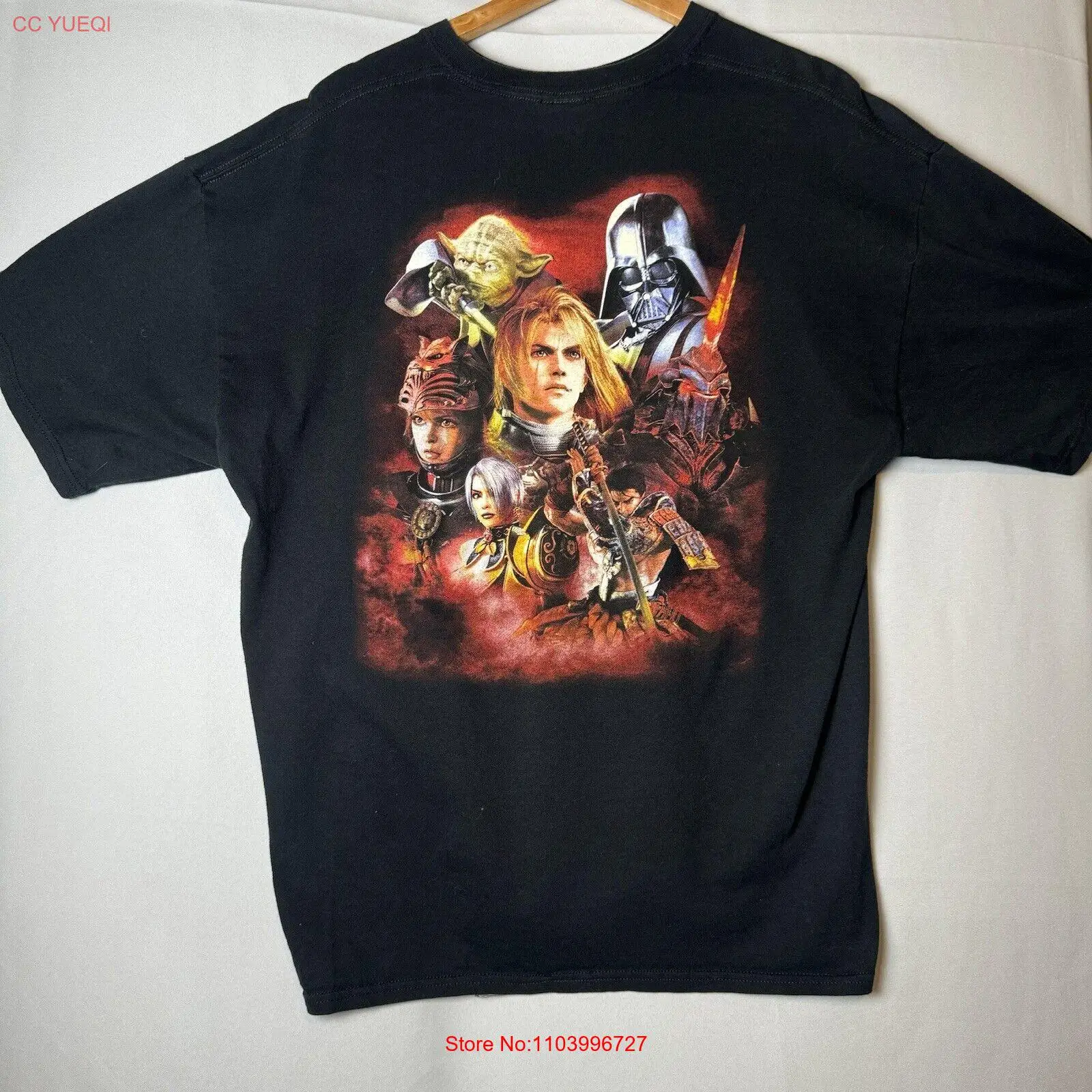 Vintage 2000s Soul Calibur IV 4 Video Game Promo T Shirt Size XL VTG RARE A216