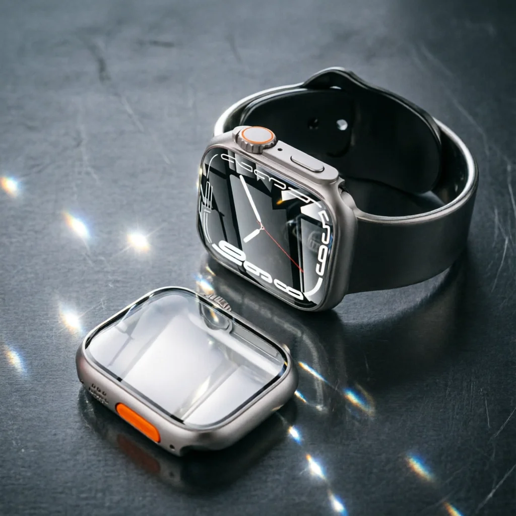 Change To Ultra Case For Apple Watch COVER 44mm 45mm 41mm 40mm Screen Protector Cover BumperWatch 9 8 7 SE 6 5 4 Accessories