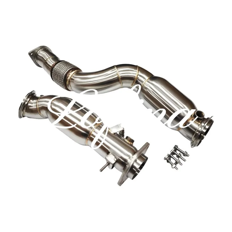 High Quality Performance 200 Cells Downpipe for BMW G87 M2 G80 M3 G82 M4 Racing Downpipe