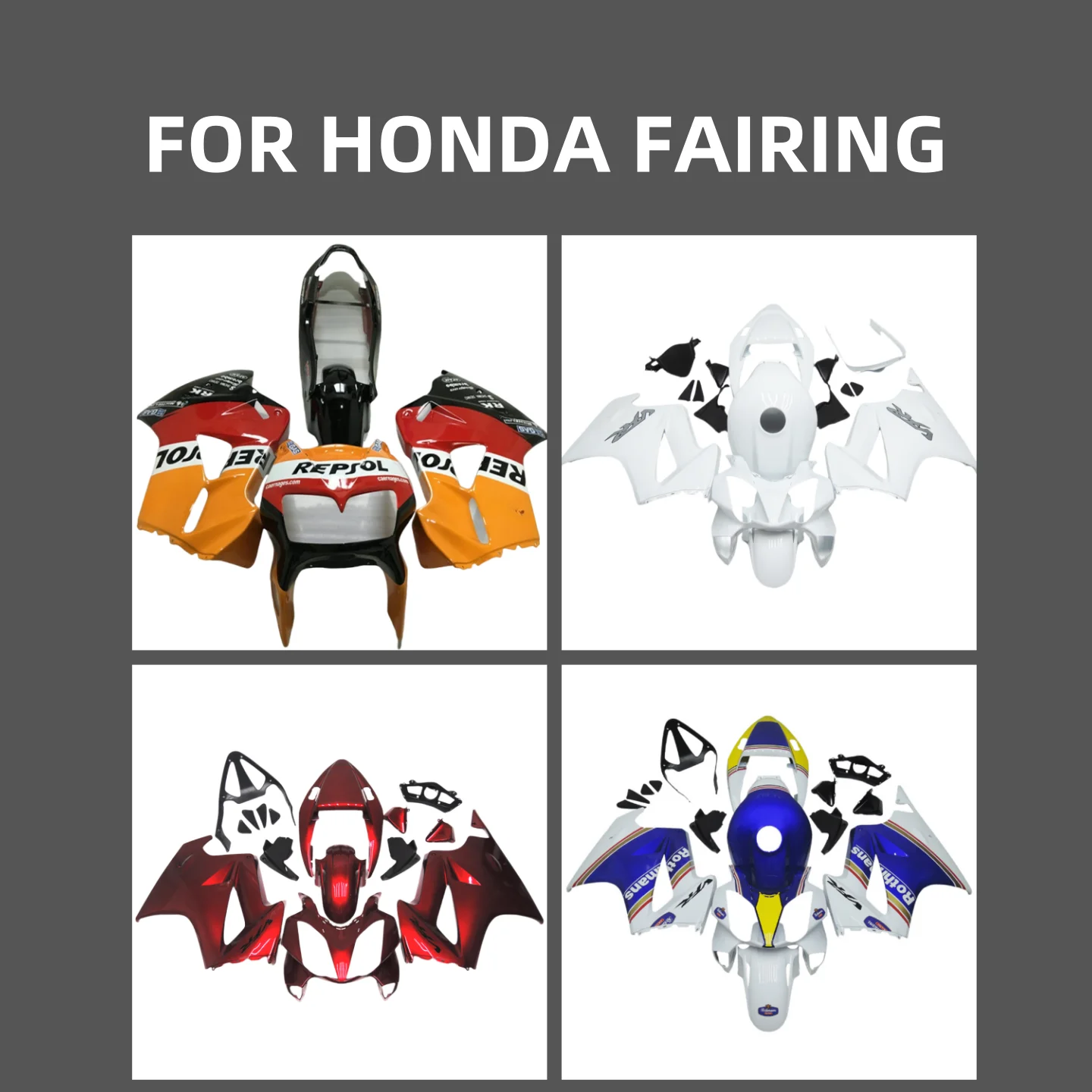 Motorcycle Fairing Kit ABS Plastic Body Injection Fairings Bodywork For HONDA VFR800 VFR 800 2002 2003 2004-2006 2007-2012