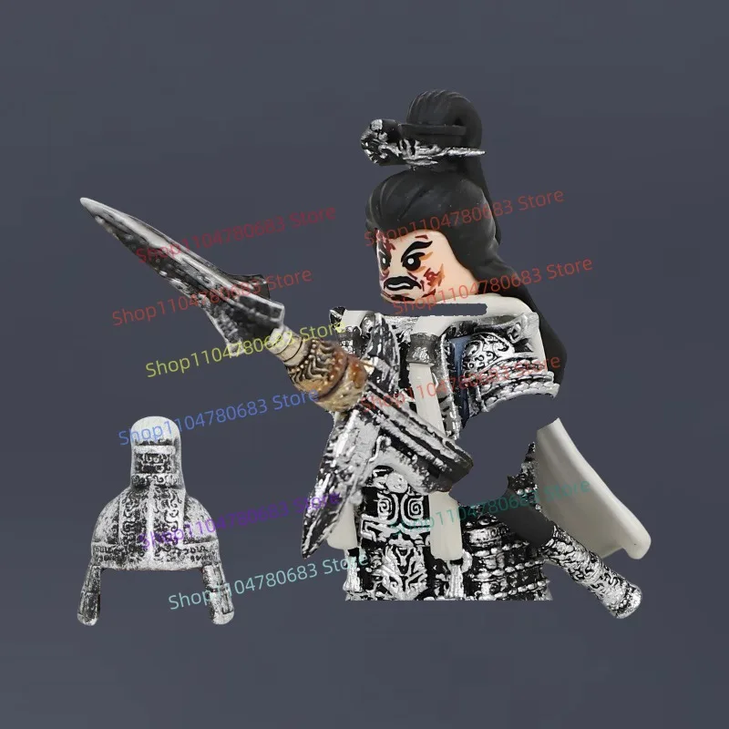 

MOC Building Blocks Minifigure Assembly of The Three Kingdoms Series of Armor Weapons Accessories Tide Play Toys Holiday Gifts