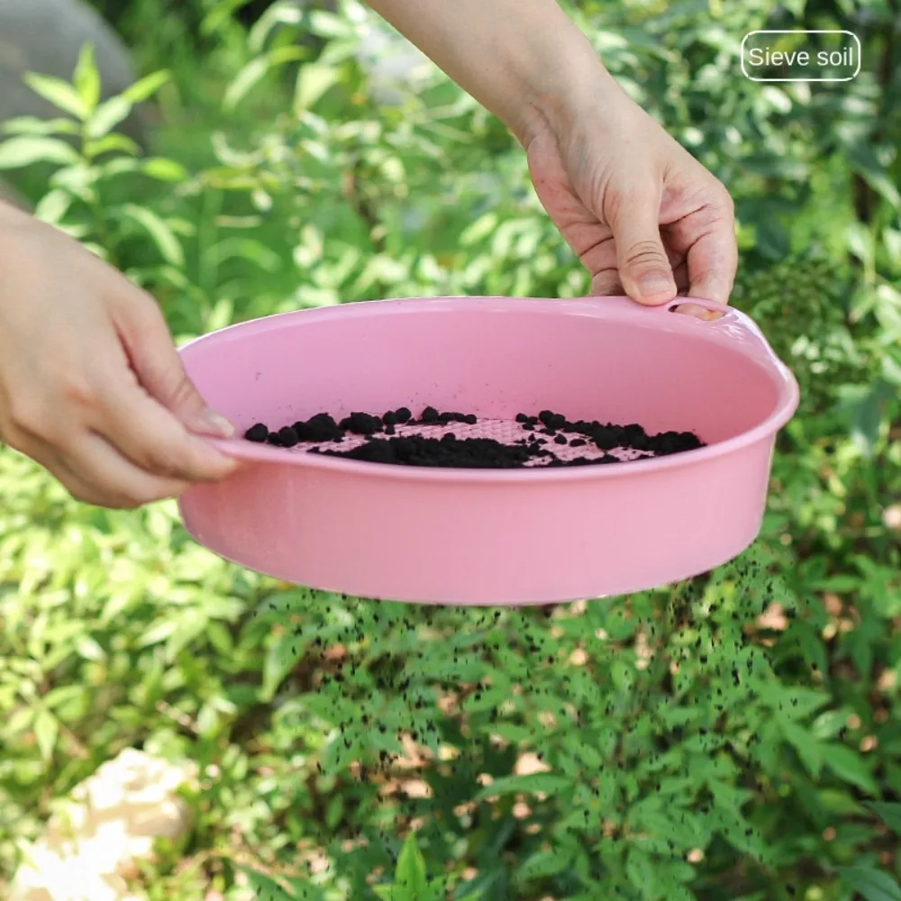 غربال تربة متعدد الاستخدامات ، مرشح شاشة بلاستيكي متين ، أداة سماد للحدائق ، مصفاة رمال ، 3 3.0