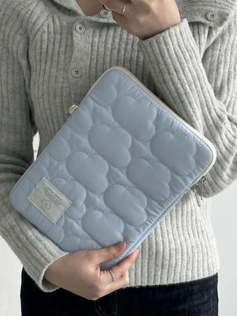 Cute Clouds Laptop Sleeves 13.3 14 15 15.6 Inch For Macbook Tablet Bag For IPad Pro9.7 10.2 11 Air3 4 10.5 10.9 XiaoMi Samsung - view 5