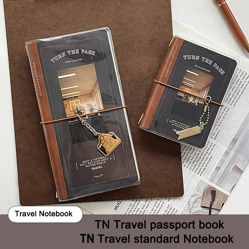 TN Passport book Travel Notebook High Quality Diary journal notebook  American retro Business Office School Meeting Notepad