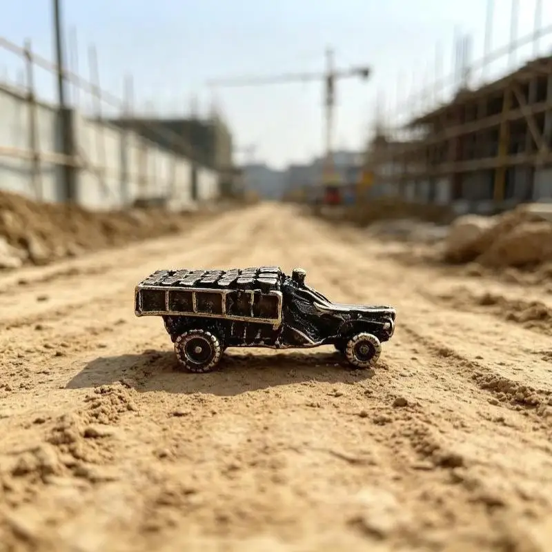 Iron Miniature Truck Retro Vintage Design Durable Build For Home Decor Collection And Gift