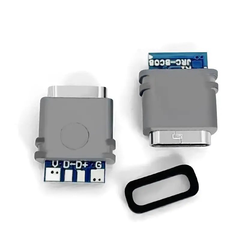 USB 3.1 Type-C 4PIN Female Socket 5A Connector with Double 5.1K Resistor 2/5/10Pcs for Phone Charging Port Repair