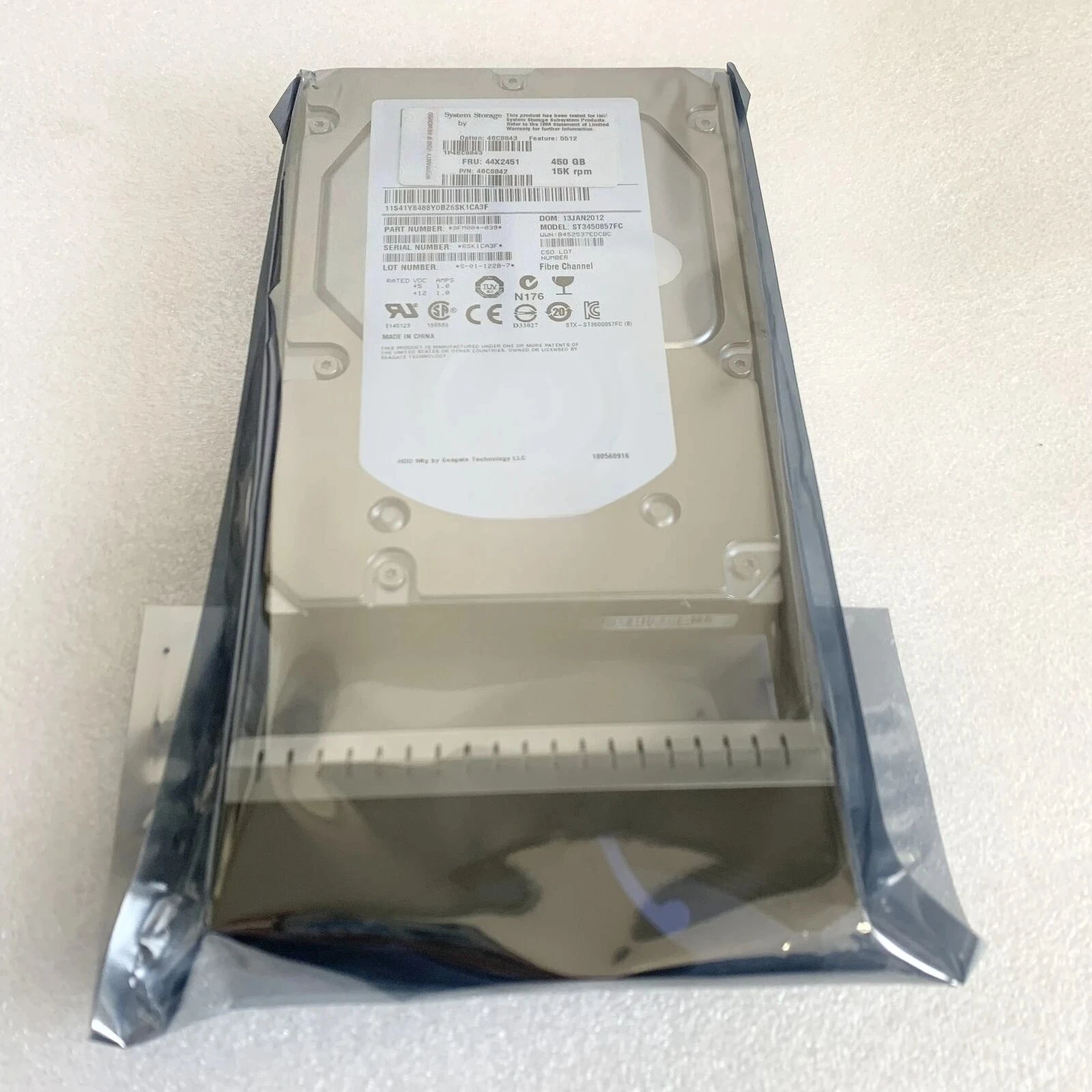 

44X2451 46C8842/43 Жесткий диск 450G FC 15K 3.5 DS5020 DS4700