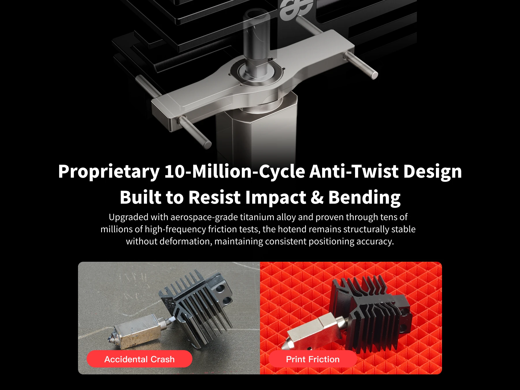 Phaetus Upgrade QIDI Q2 Hotend mit EndCoat-Düse Neuestes Conch Hotend Kompatibel mit QIDI TECH Q2 3D-Druckerteilen – Detail 5