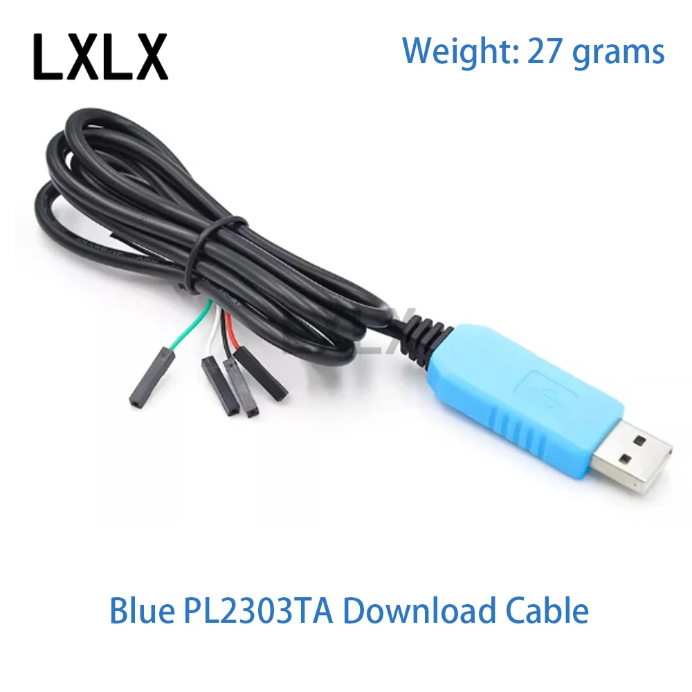 LXLX1  5pcs Blue PL2303TA Download Cable USB To TTL RS232 Module Upgrade Module USB To Serial Download