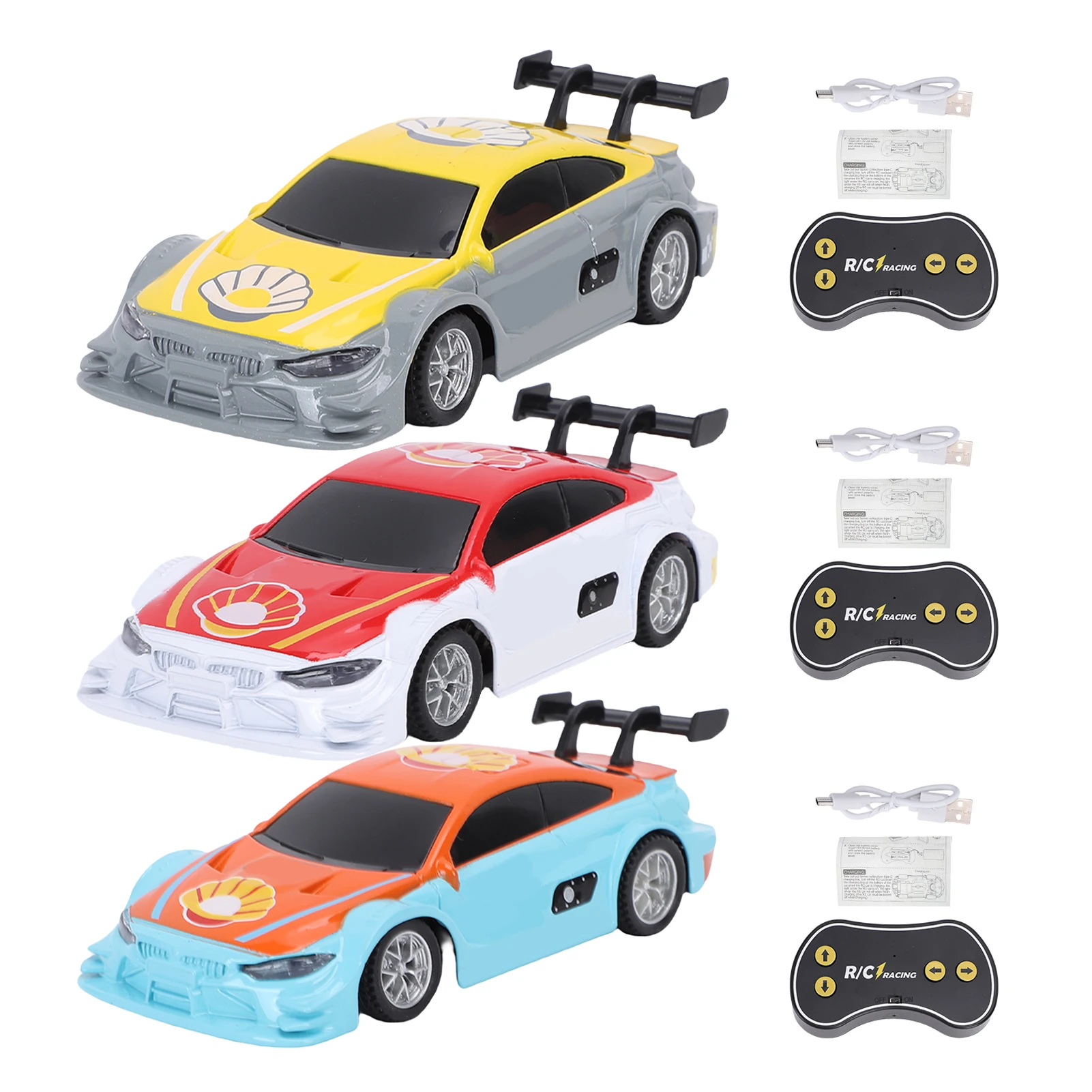 リモコンレーシングカー 1:43 スケール RCカー アプリ制御機能付き 子供用電動玩具車 室内・屋外用