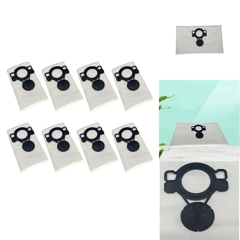 

8PCS Dust Bags For Nilfisk 107419593 ATTIX 33/ATTIX 44 Robot Vacuum Cleaner Replacement Parts Garbage Dust Bags