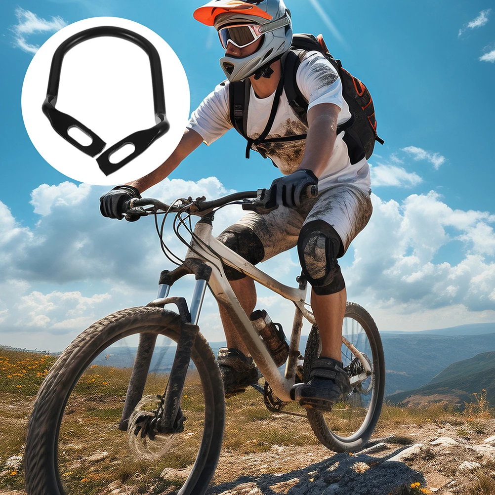 

2Pcs Rear Derailleur Guard Durable Steel Bicycle Chain Protector for Mountain Folding Bikes Comprehensive Protection
