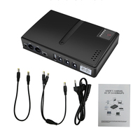 DC18W /36W DC1018P/DC1036P 1A/2A 5V/9V/12V Large Capacity Multipurpose Mini Portable UPS Backup Power Adapter for WiFi, Router