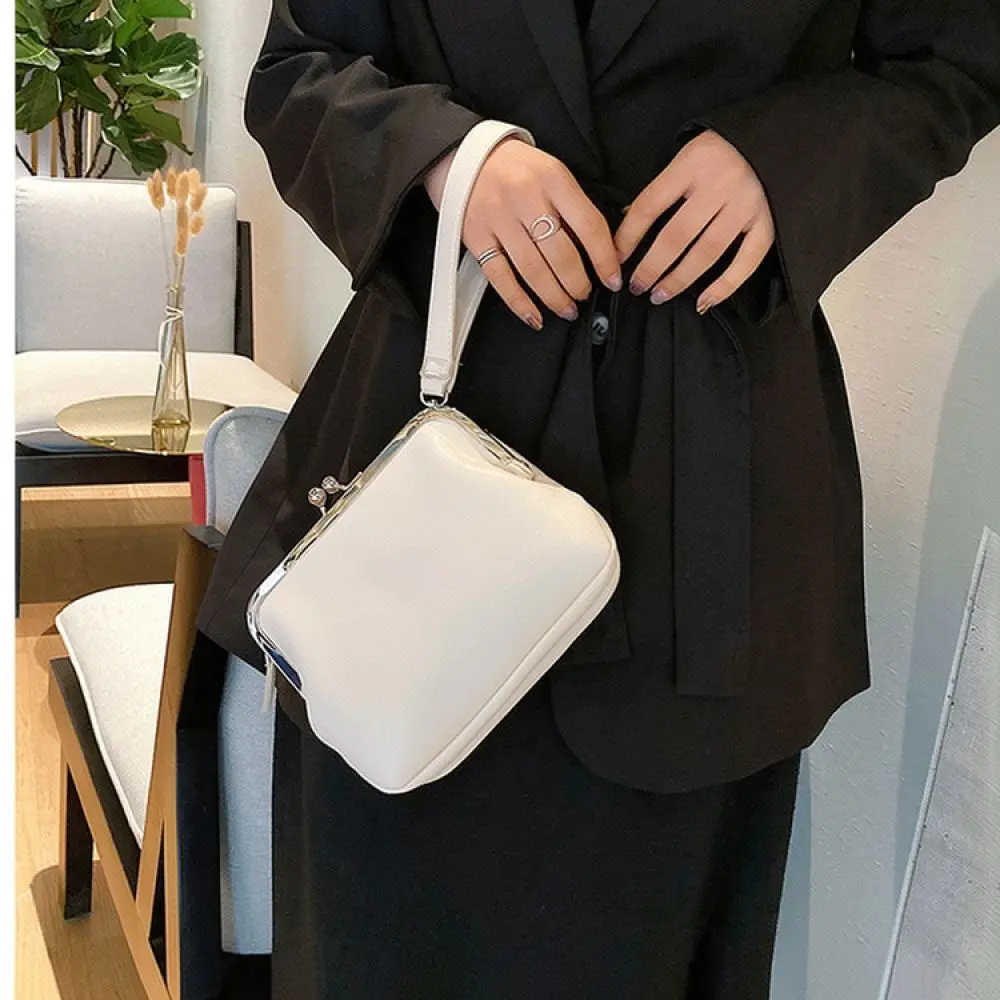 Elegant Ladies Messenger Purse Fashion Minimalist Small Square Bag Casual Shoulder Handbag Versatile Daily Crossbody