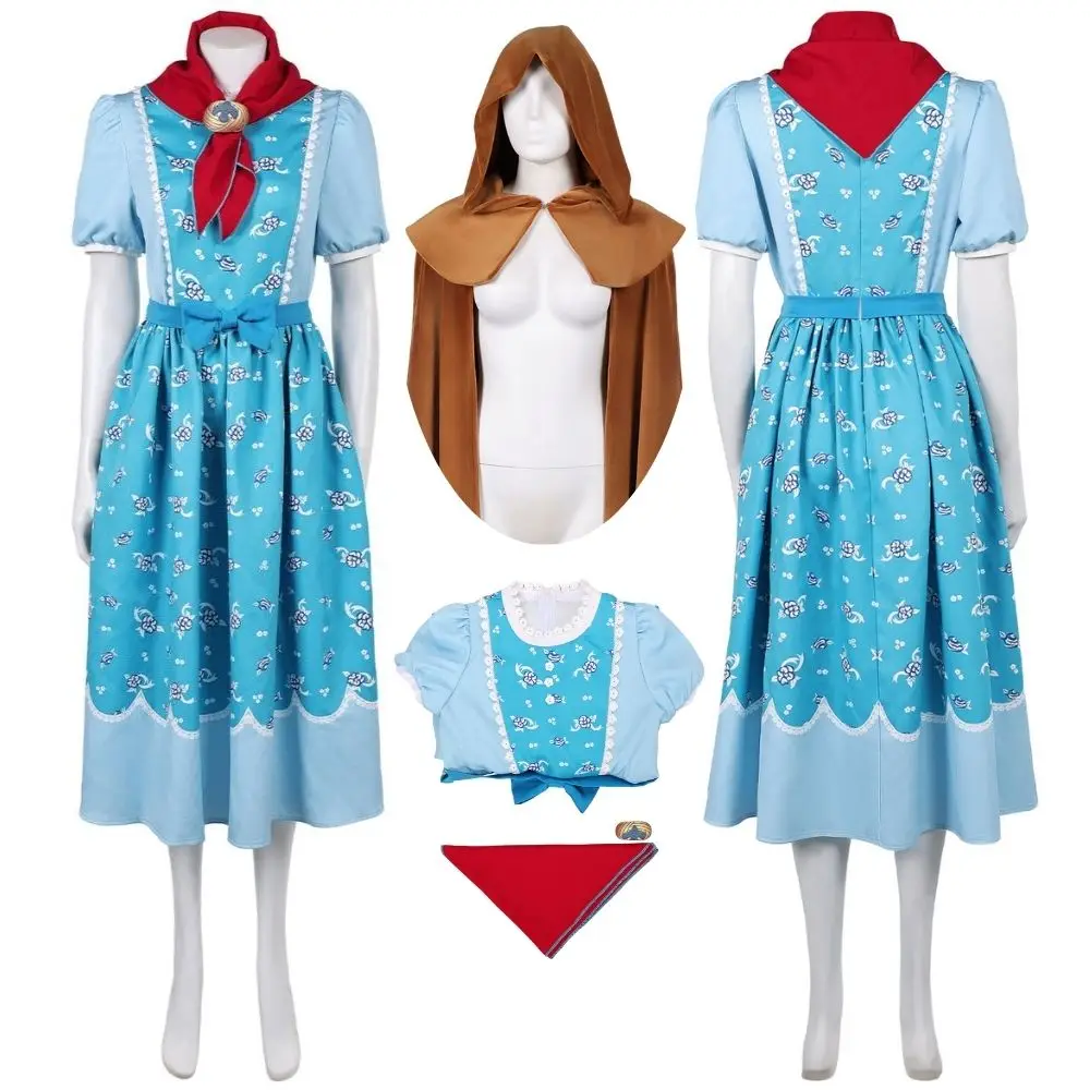 

Костюм Холли Уиллера для взрослых, женский наряд, платье, плащ с капюшоном, маскарадный костюм для ролевых игр по сериалу, наряд для Хэллоуина и карнавала