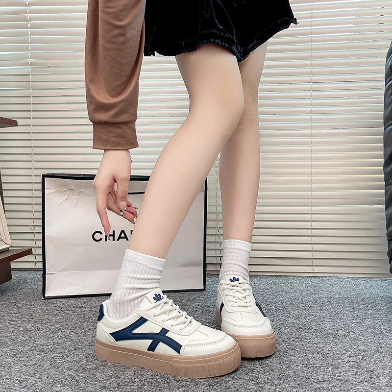 البوب حذاء رياضي غير رسمي امرأة الصيف 2025 المرأة التمهيد نسخة طبق الاصل من الأحذية امرأة مريحة الاتجاه العلامة التجارية الأصلية أحذية رياضية نسائية #2