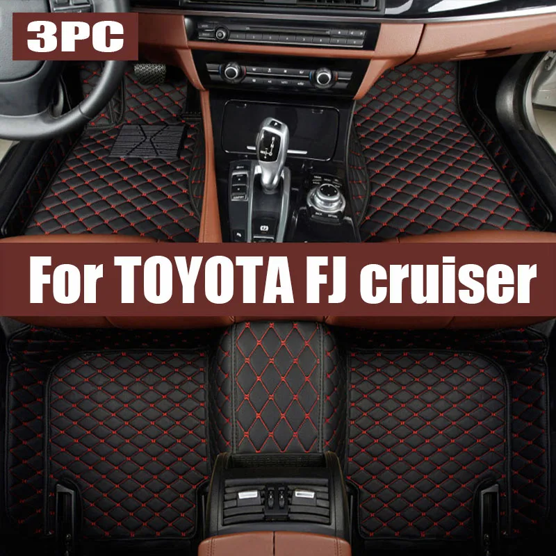 

for TOYOTA FJ cruiser car All-Weather TPE Floor foot Mat Full Set Trim to Fit For FJ cruiser waterproof floor mat