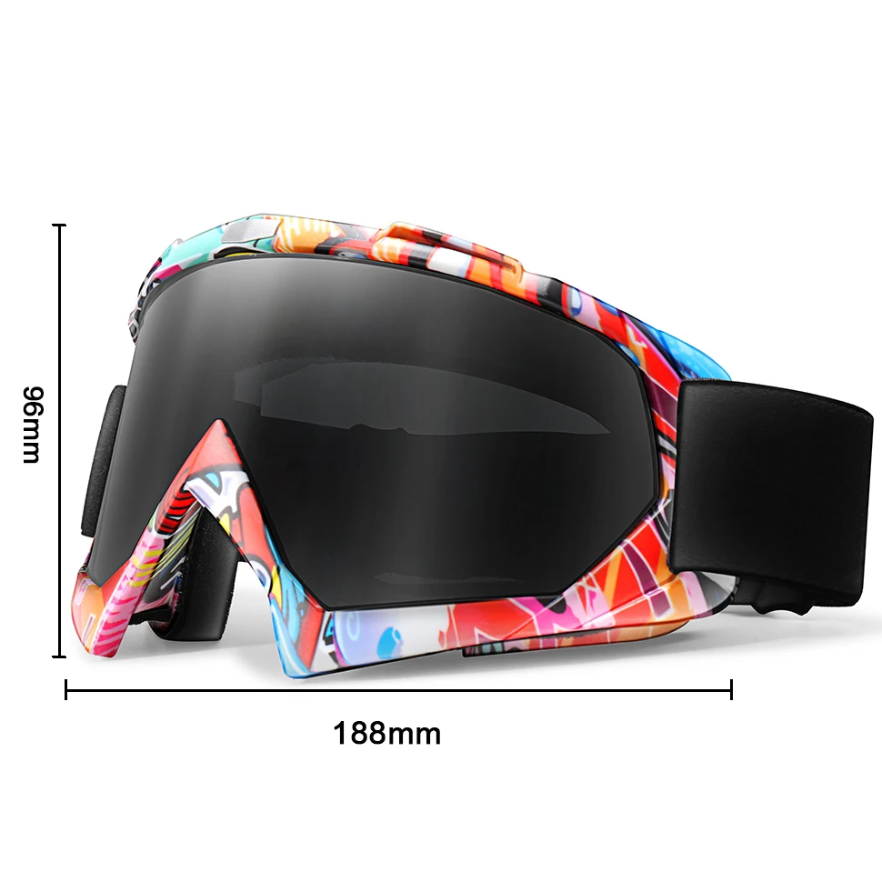 BRAND Double Layers Anti-Fog Ski Snow Goggles Outdoor Snowboard Glasses Sport Cycling Eyewear New Style Snowmobile Googles