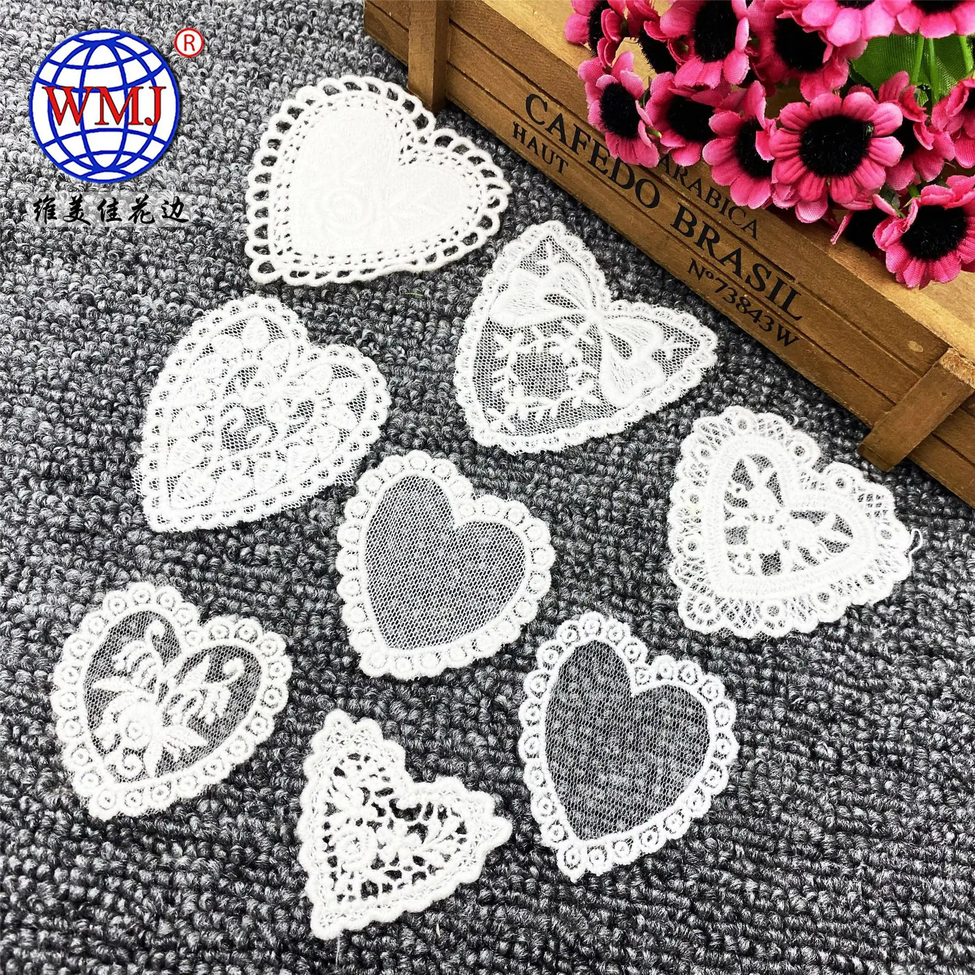 

10pcs Butterfly Cotton Lace Appliques Patches Adult/Kids Facemask-Crochet Lace Doily-Crocheted Doilies-DIY Craft Wedding Party