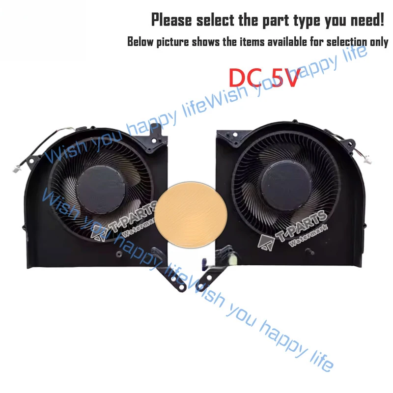 L... New for Lenovo Legion 5 Pro 16ACH6H 5 Pro 16ITH6H CPU/GPU Cooling Fan DC 5V