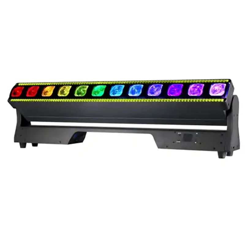 

2pcs 2023 new product 12x40w RGBW 4in1 bar zoom pixel dmx matrix moving head beam light for wedding concert stage