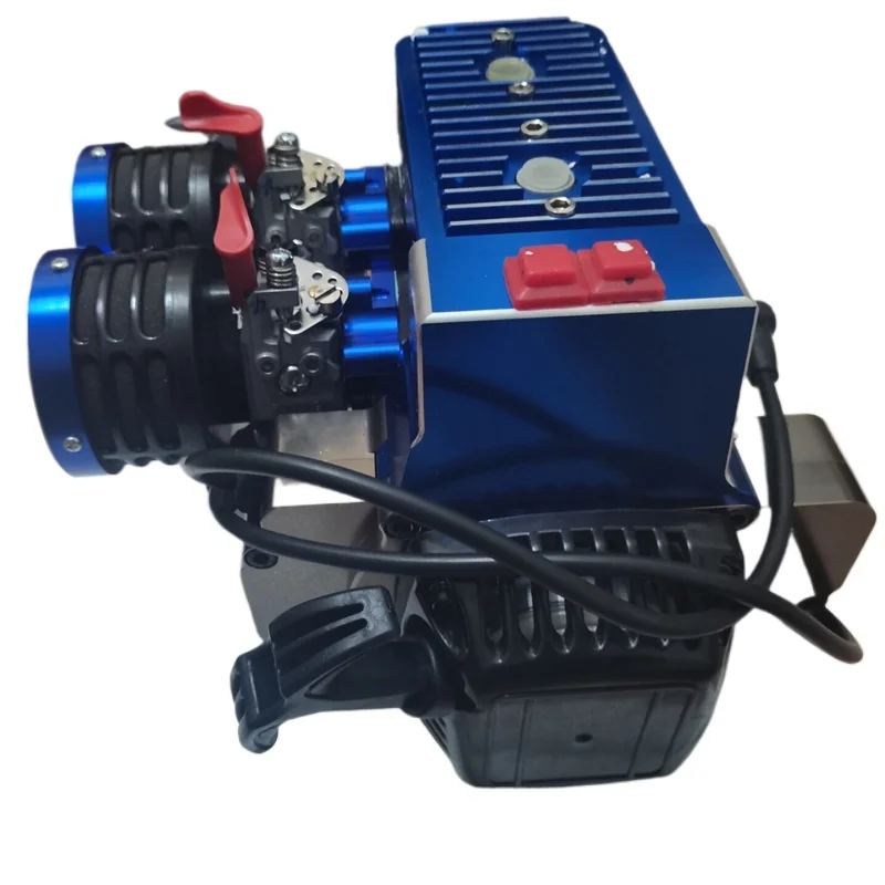

58CC Six-bearing Crankcase Inline Twin-cylinder High-power Engine Physical Model 19000/RPM