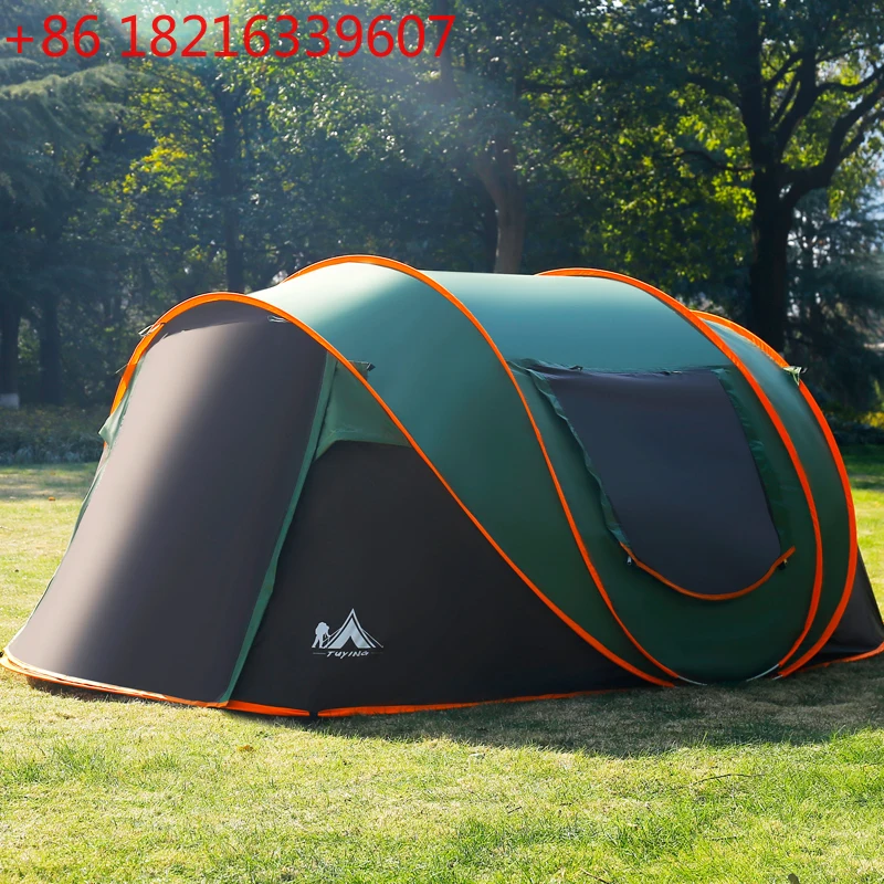 

Outdoor folding portable pop-up thickened rain and sun protection beach camping equipment