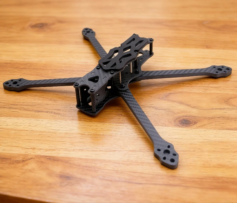 3D Printed APEX X7 7inch Frame Kit Carbon Fiber X Structure 315mm Wheelbase 151g FPV DIY Kits for 7 Inch Blades Racing