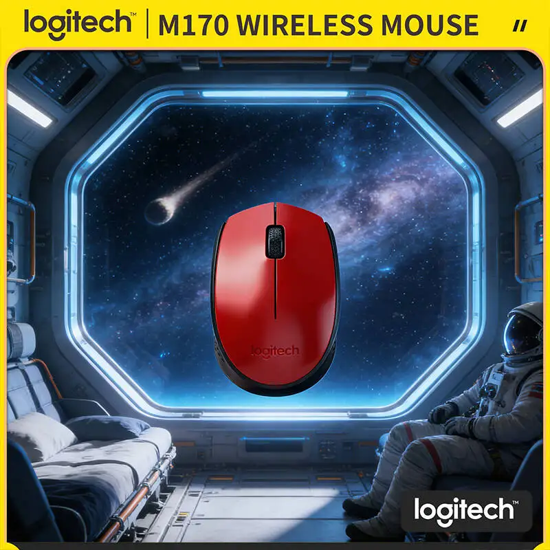 

Компактная беспроводная мышь Logitech M170, 12 месяцев автономной работы, дальность 10 м, USB-приемник 2,4 ГГц, отслеживание 1000 DPI