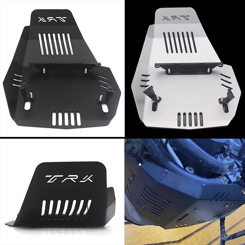 TRK502 TRK520X Aluminum Skid Plate Engine Guard Chassis Protection Cover Fit For Benelli Jinpeng TRK 502 502X Accessories