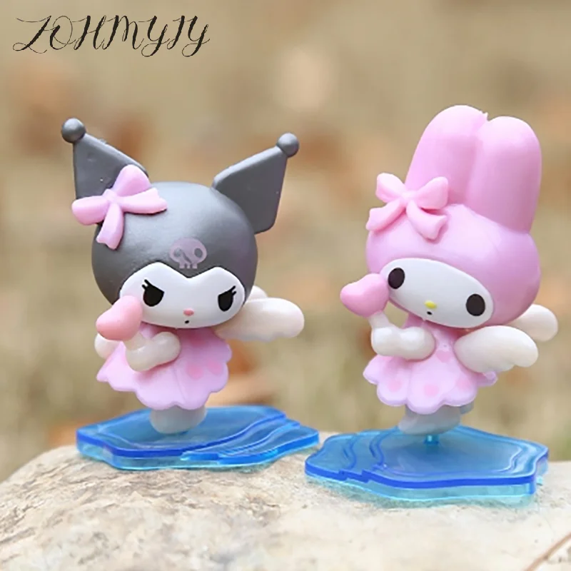 1 قطعة DIY الديكور عروسة كارتون سانريو لطيف ميلودي مرحبا كيتي كورومي سينامورول أنيمي الشكل اللعب هدايا عيد الميلاد للفتيات