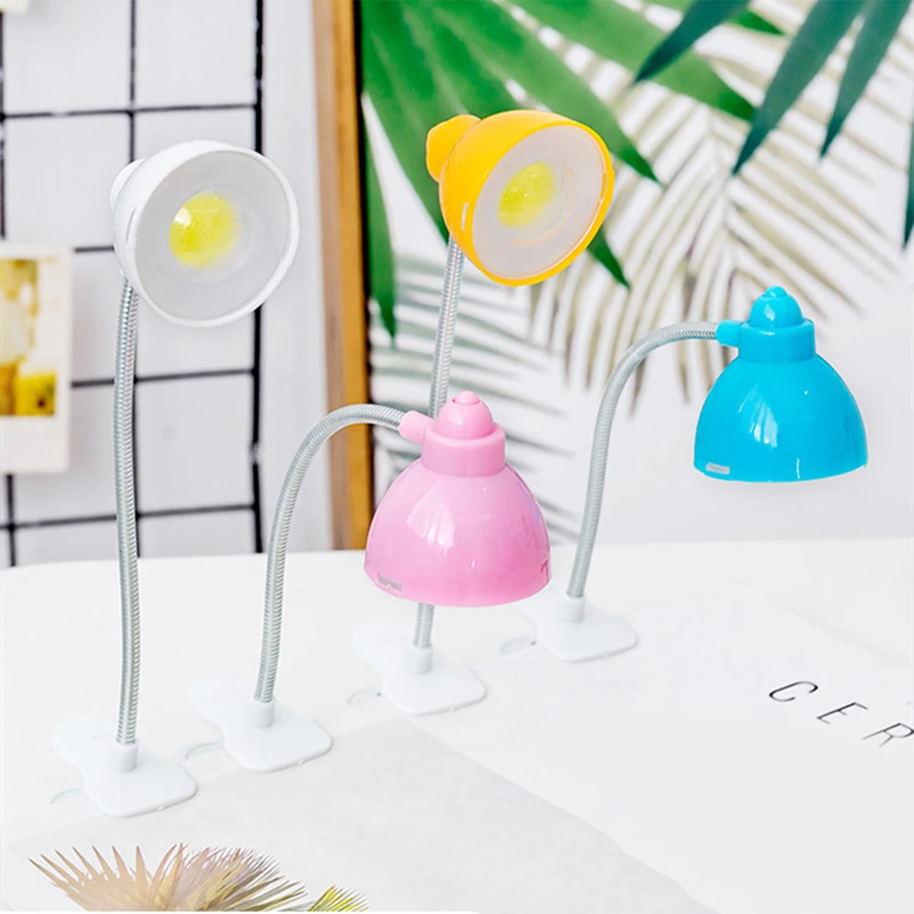 

2 Pcs Book Light Reading Lights Eye Caring Clip Protection Study Student LED Desk Lamp