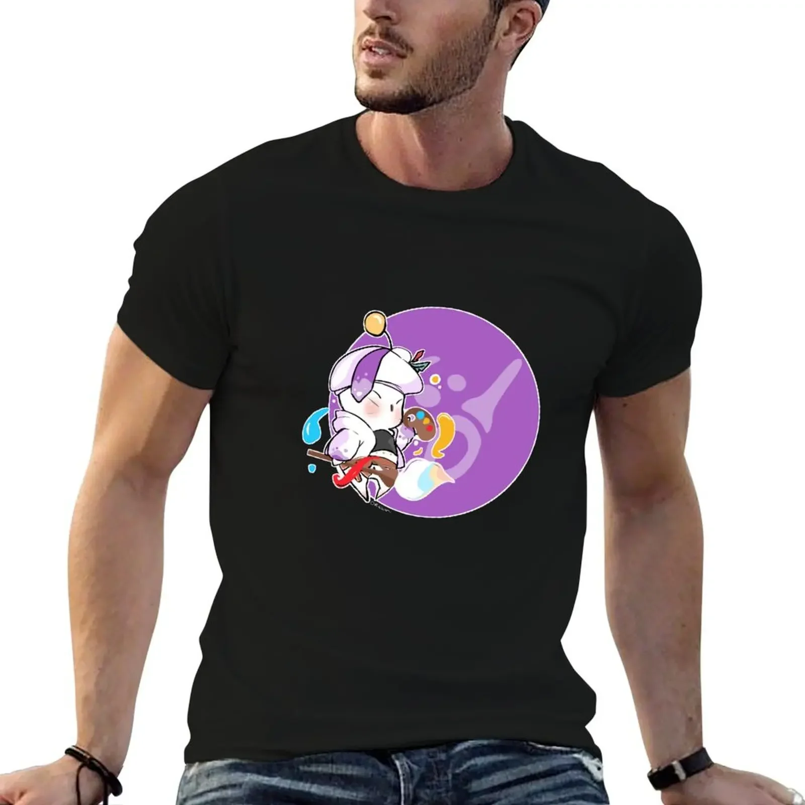 

PICTOMANCER MOOGLE FFXIV T-Shirt sublime plain basketball graphic tees anime clothes men tshirt