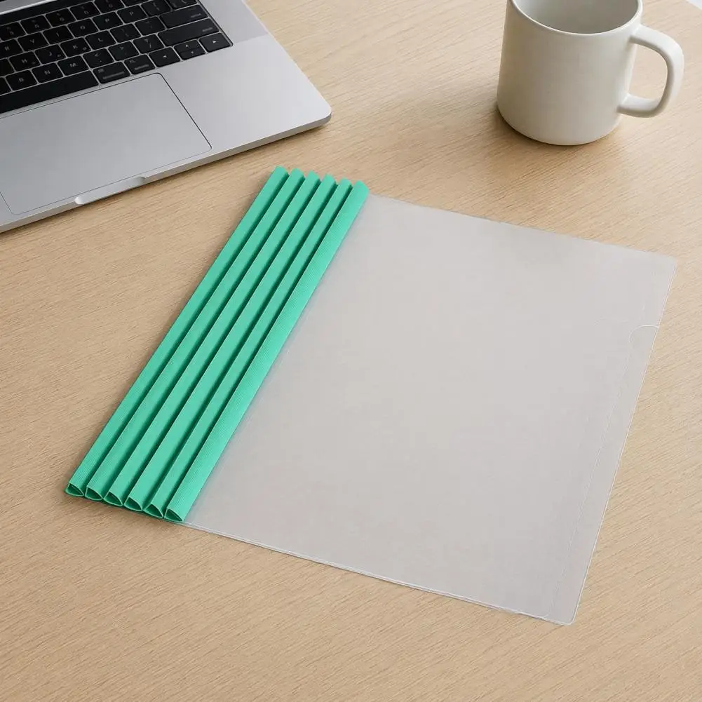 Document Folder Report Cover 10 Pcs Report Folders with Sliding Bar A4 Letter Size Presentation File Covers Document for School