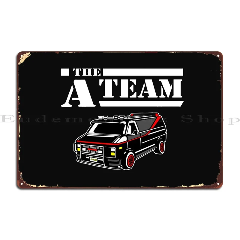 The A Team Metal Sign Party Painting Custom Designer Wall Cave Tin Sign Poster