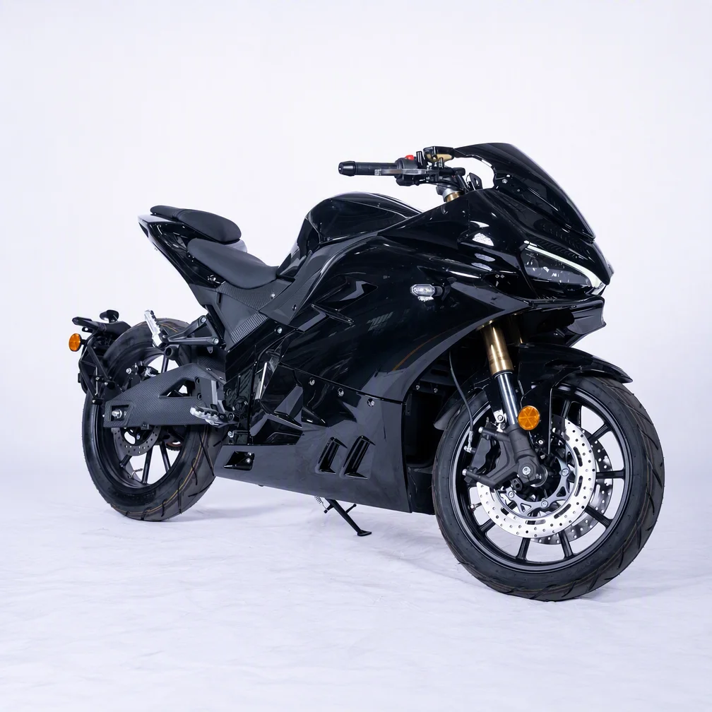 Electric Sport Motorcycle 72V 150km Chain Drive Street Digital Display Dual Disc Brake for Adult OEM Wholesale