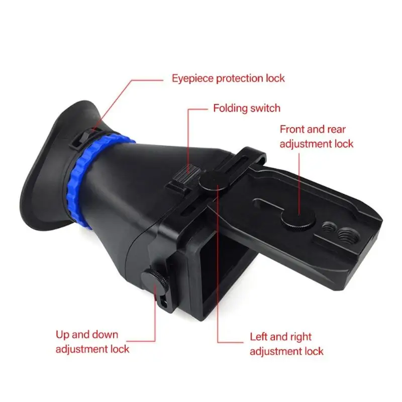 R53C Multifunktions-DSLR-Bildschirmlupe 3,0-fache Dioptrieneinstellung für 3,0 Zoll 3,2 Zoll – Detail 2